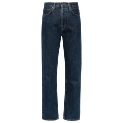 Jeans^Agolde Højtaljede straight leg jeans Blå