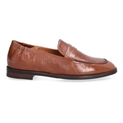 Loafers<Billi Bi Håndlavede sorte loafers med udskæring Brun
