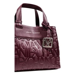 Håndtasker<Armani Exchange Håndtaske med skulderrem og indvendige lommer Rød