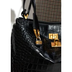Tilbehør Til Tasker<Balenciaga Hængelåsformet Vedhæng Grå