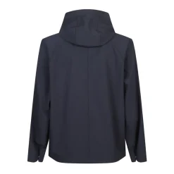 Skaljakker<Stone Island Hooded Short Parka Blå