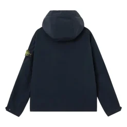 Skaljakker<Stone Island Hooded Wind Jacket Blå