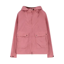 Skaljakker<Stone Island Hooded Wind Jacket Pink
