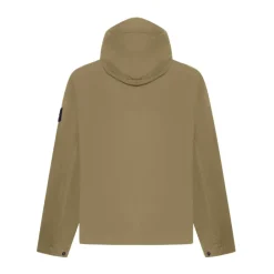 Skaljakker^Stone Island Hooded Zip Jacket Grøn