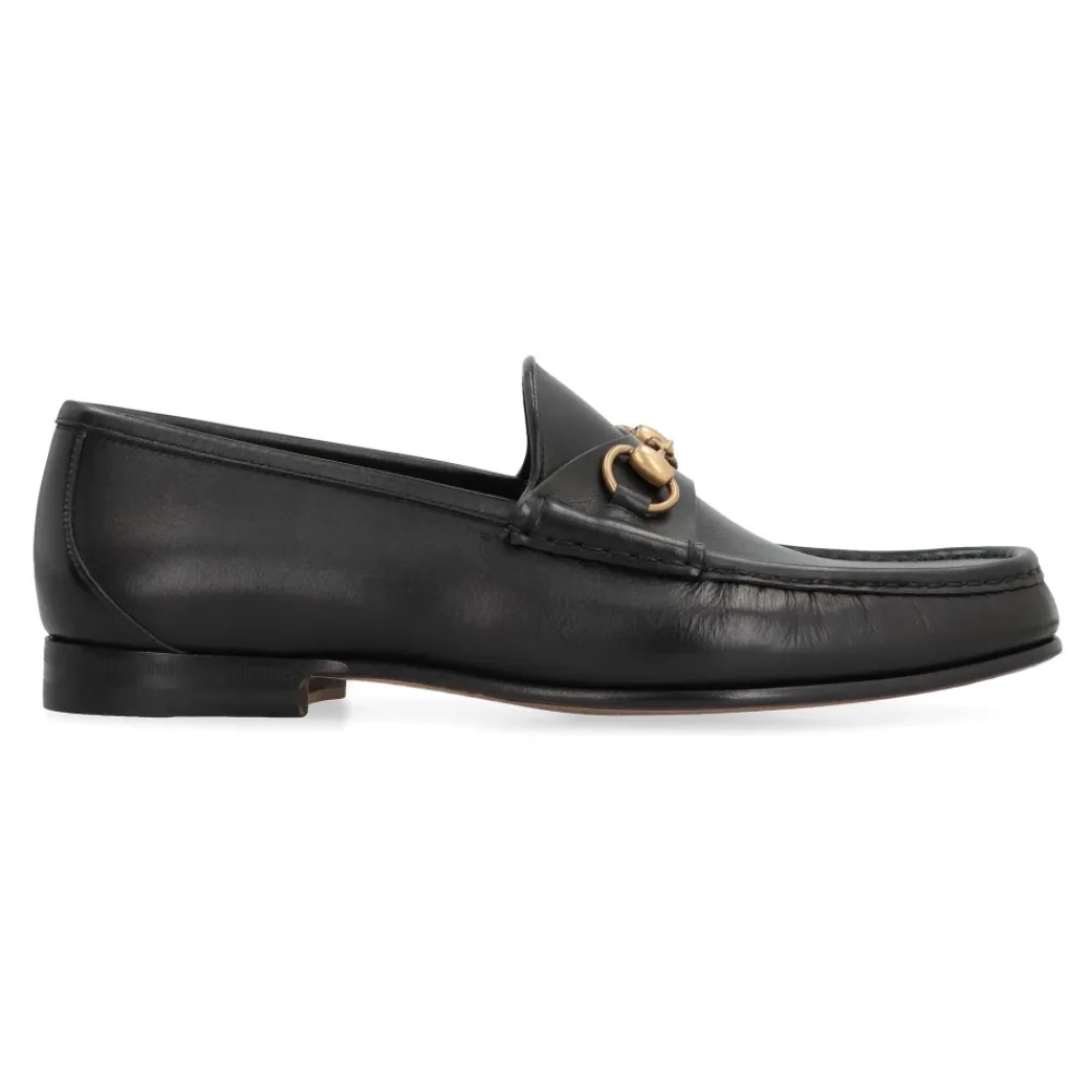 Loafers<Gucci Horsebit 1953 Læder Loafers Sort