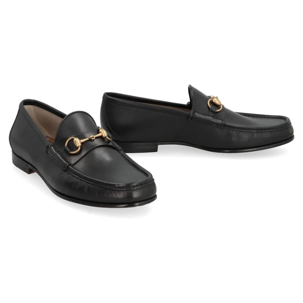 Loafers<Gucci Horsebit 1953 Læder Loafers Sort