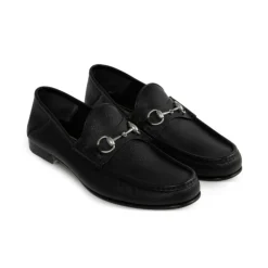 Loafers^Gucci Horsebit Loafers med Lav Hæl Sort