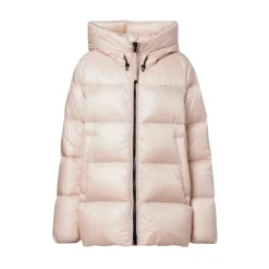 Jakker^Moncler Hættejakke i dun til kvinder Pink