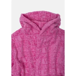 Nattøj<Versace Hættet badekåbe Pink