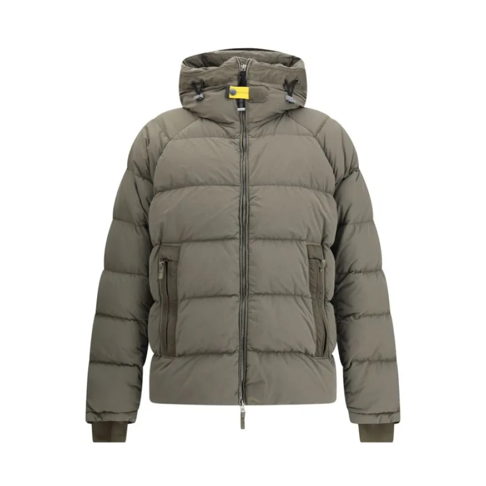 Jakker<Parajumpers Hættet dunjakke til kolde dage Grøn