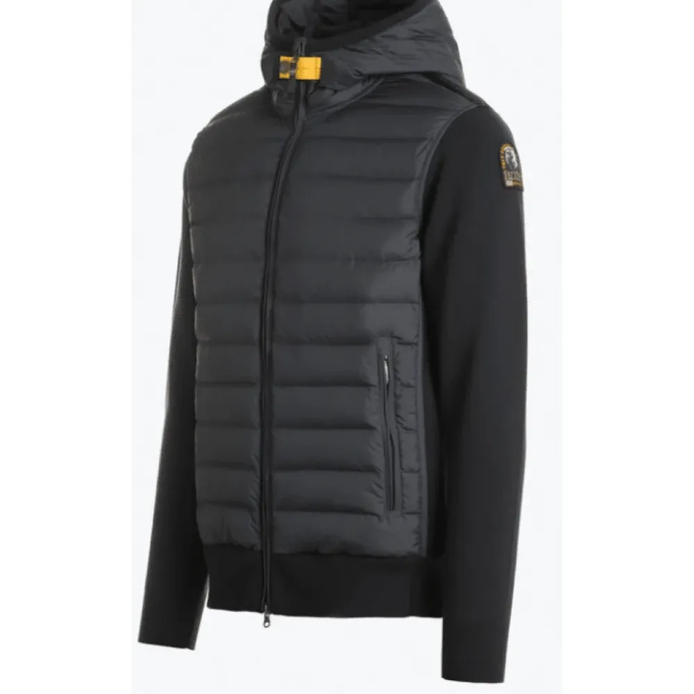 Jakker^Parajumpers Hættetrøje med Duvet Finish Sort