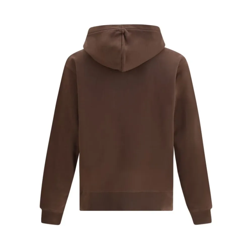 Trøjer^Jacquemus Hættetrøje med Logo Patch Brun