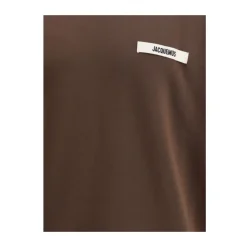 Trøjer^Jacquemus Hættetrøje med Logo Patch Brun