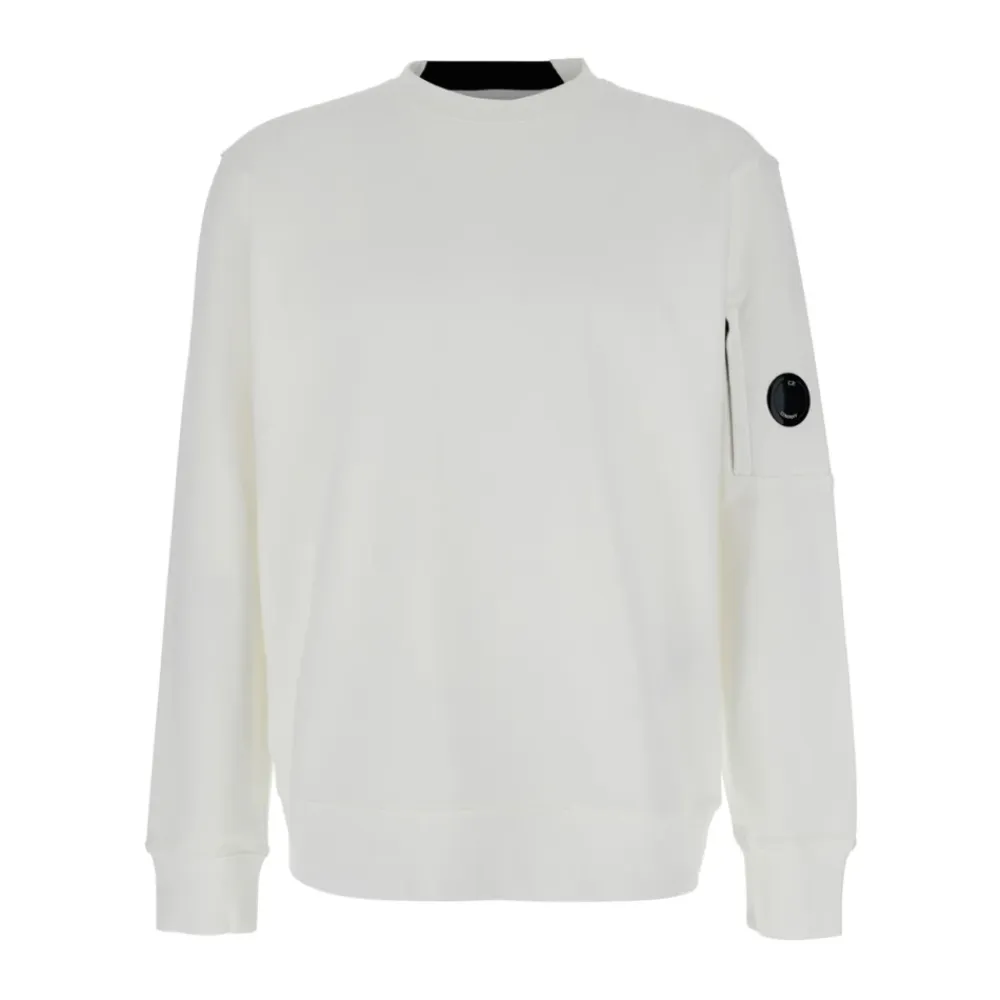 Sweatshirts^C.P. Company Crewneck Sweatshirt Hvid