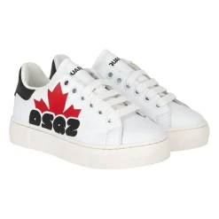 Sneakers^Dsquared2 Kortærmet Børne T-shirt Hvid