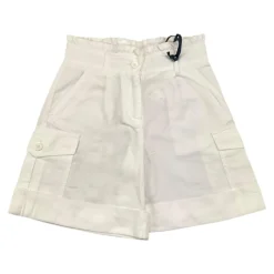 Underdele<Moncler Pige Shorts Certificeret Produkt Hvid