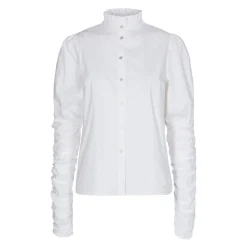 Bluser & Skjorter^Co'Couture Puff Skjorte med Elegante Detaljer Hvid