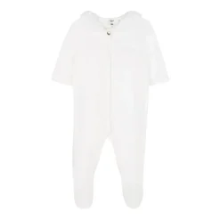 Bodystocking & Sæt<Chloé Pyjamas Sæt med Sutter og Hat Hvid
