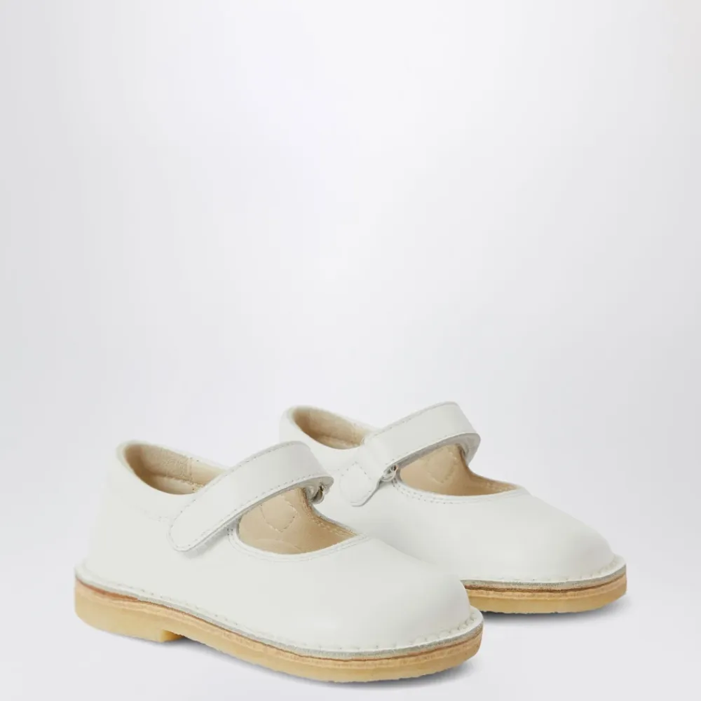 Ballerinasko<Il Gufo e Ballerina Flade Sko Hvid
