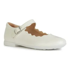 Ballerinasko<Geox e Ballerina Sko til Piger Hvid