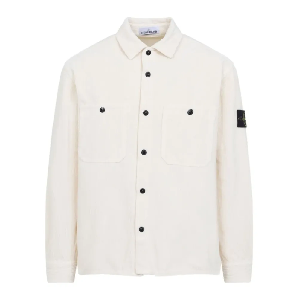 Skjorter^Stone Island e Casual Skjorter Hvid