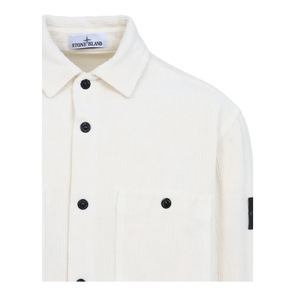 Skjorter^Stone Island e Casual Skjorter Hvid