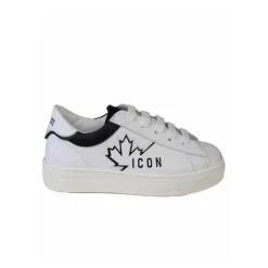 Sneakers^Dsquared2 e lave top børnesneakers Hvid