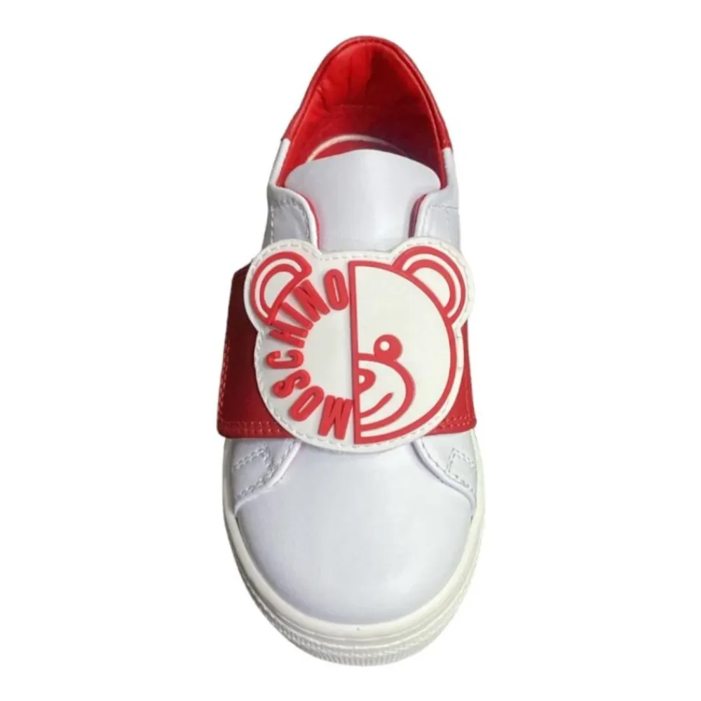 Sneakers^Moschino e lave top børnesneakers Hvid