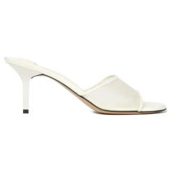 Stiletter<Jacquemus e lædersandaler Hvid