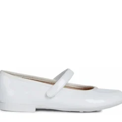 Ballerinasko<Geox e Pigesko Ballerina Hvid