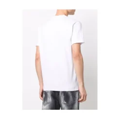 T-Shirts^Dsquared2 Icon Spray Cool T-shirt Hvid