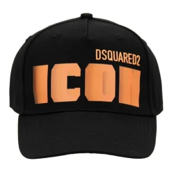 Huer, Kasketter & Hatte|Huer & Kasketter<Dsquared2 Ikon Baseballkasket med spænde lukning Sort