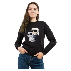 Sweatshirts^Karl Lagerfeld Ikonik 2.0 Sweatshirt Sort