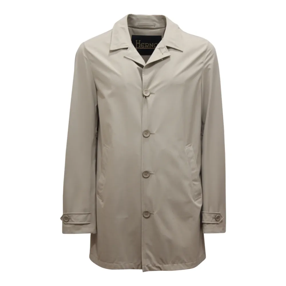 Frakker<Herno IM0153U Soprabito Sfoderato Frakke Beige