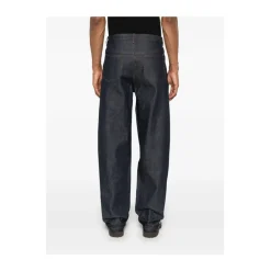 Jeans^A.P.C. Indigo Denim Straight Leg Jeans Blå