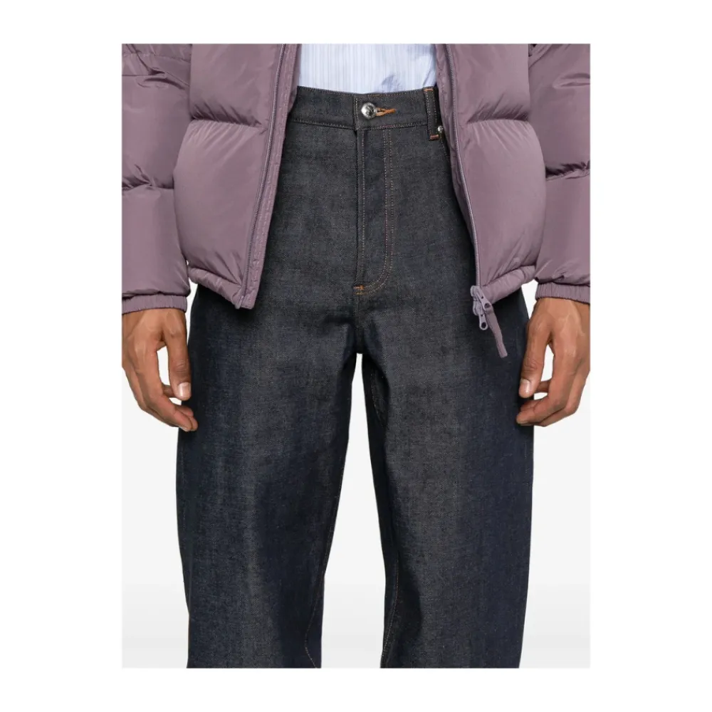 Jeans^A.P.C. Indigo Denim Straight Leg Jeans Blå