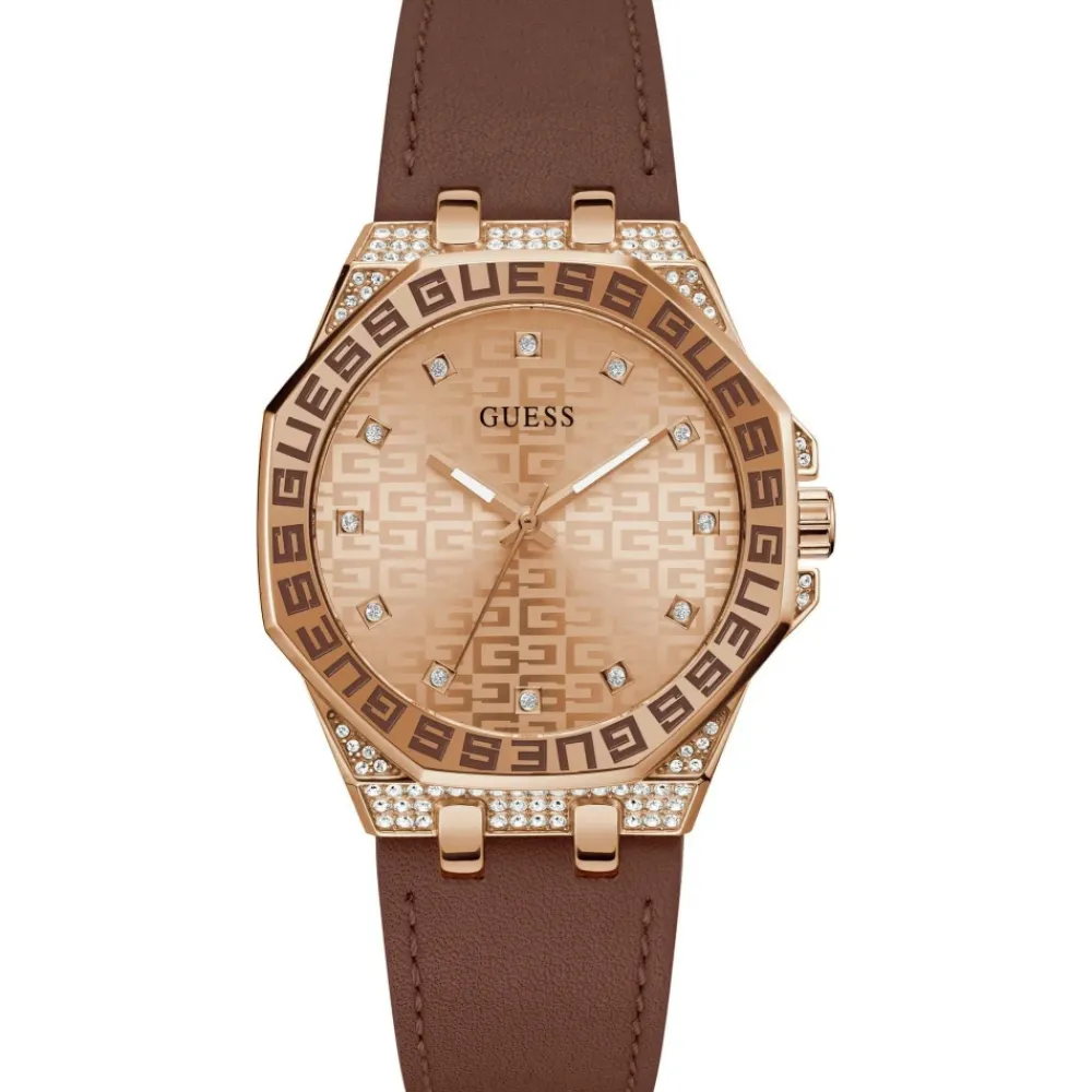 Ure<Guess Insignia Watch Brun
