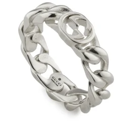 Smykker^Gucci Interlocking Ring Grå
