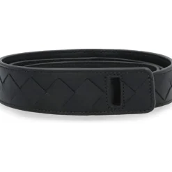 Bælter^Bottega Veneta Intrecciato Bælte Sort