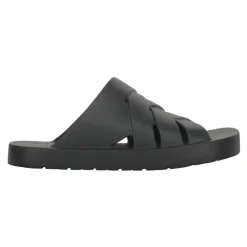 Sandaler<Bottega Veneta Intrecciato Gummislides Sort
