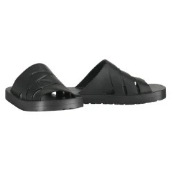 Sandaler<Bottega Veneta Intrecciato Gummislides Sort