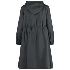 Overtøj<Moncler Ioudith Hooded Techno Fabric Regnfrakke Sort