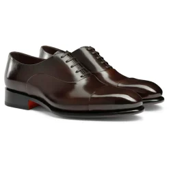Business Sko^Santoni Isaac Oxford Shoe Brun