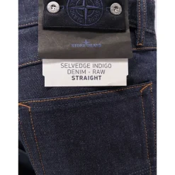 Jeans<Stone Island J100008 Selvedge Denim Bukser Blå