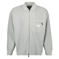 Fleece<Dior Jakke med lynlås Grå