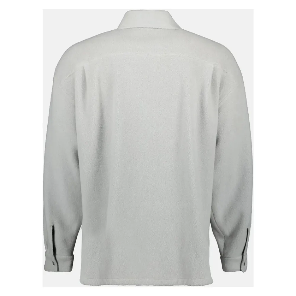 Fleece<Dior Jakke med lynlås Grå