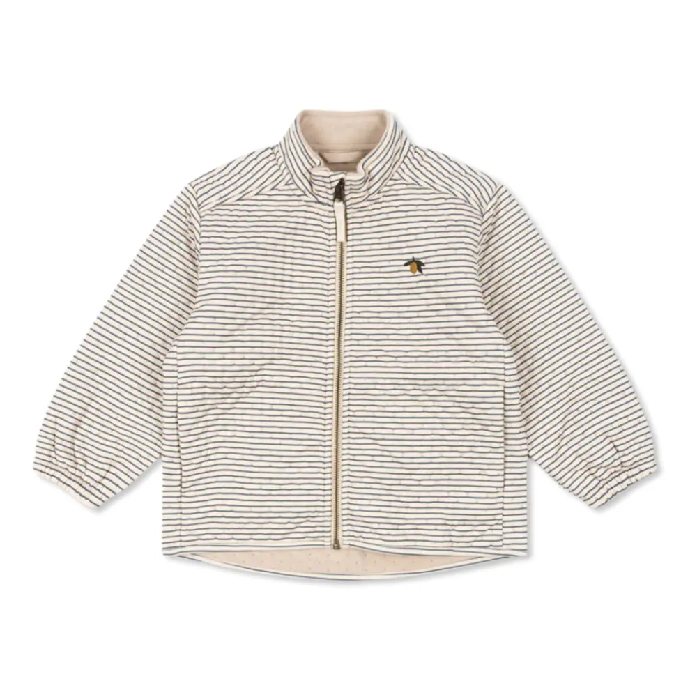Jakker<Konges Sløjd Jakke med stribet mønster Beige