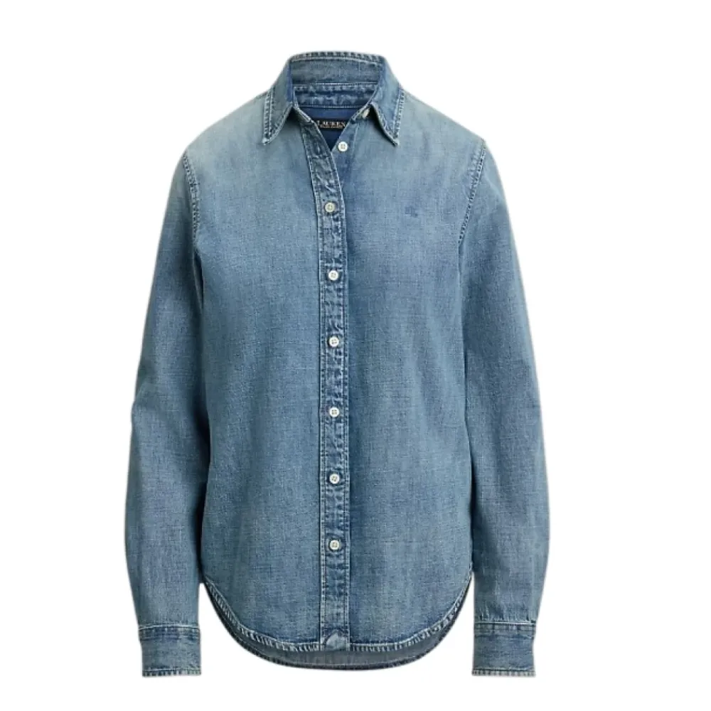 Bluser & Skjorter^Ralph Lauren Jamelko Langærmet Skjorte med Knapper Blå