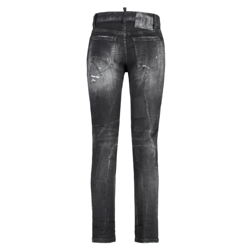 Jeans^Dsquared2 Jeans med slidt look Grå