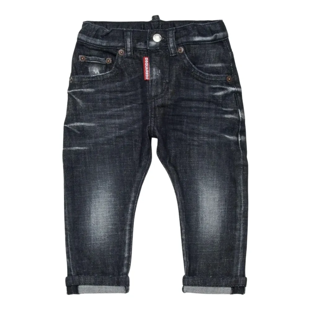 Underdele<Dsquared2 Jeans Turn-Up Sort